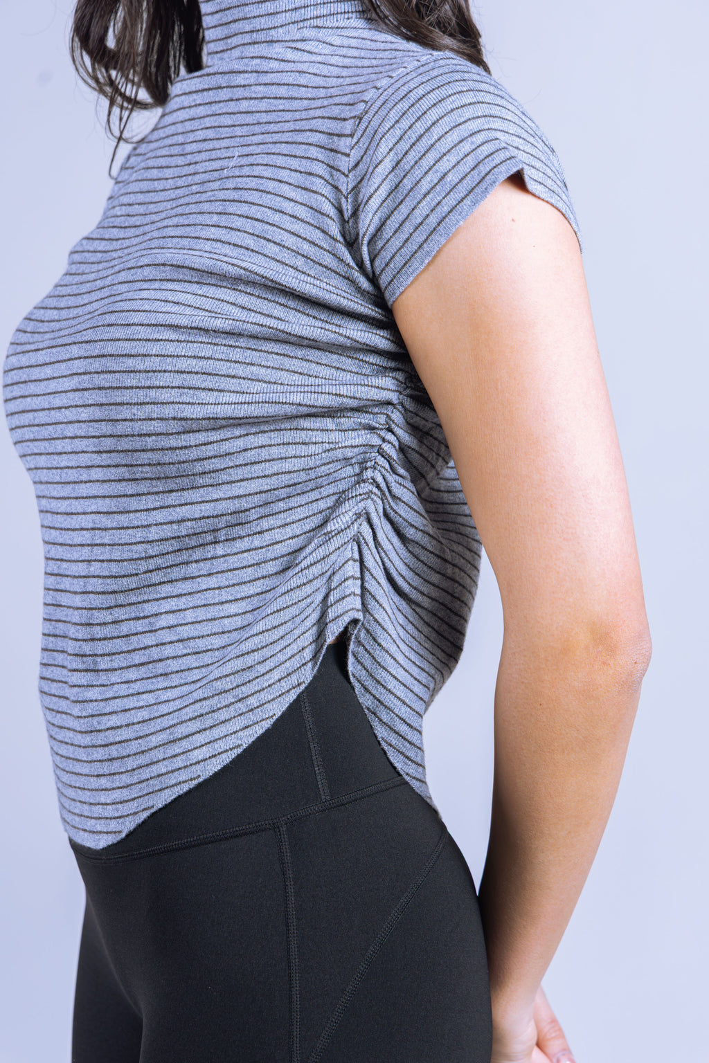 Gathered Knit Top